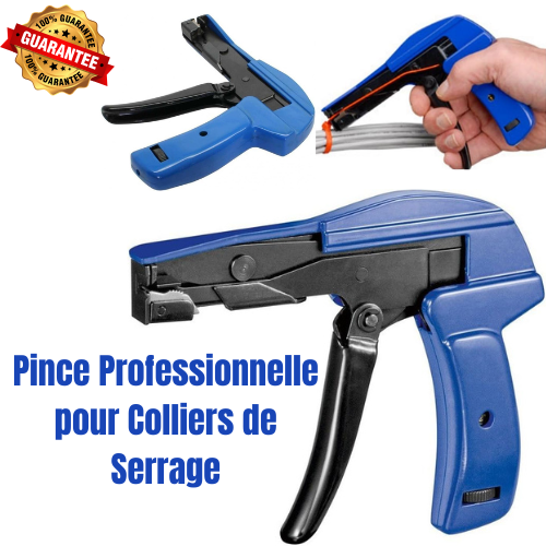 🔧 Pince Professionnelle pour Colliers de Serrage – Tension Automatique & Coupe Instantanée !