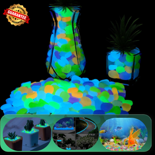 🌟 Pack Galets Lumineux – Illuminez Vos Soirées, Donnez Vie à Votre Jardin !