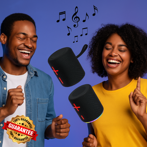 🧲 Enceinte Magnétique 2-en-1 Ultra Bass – Speaker Son 3D 🎶🔥