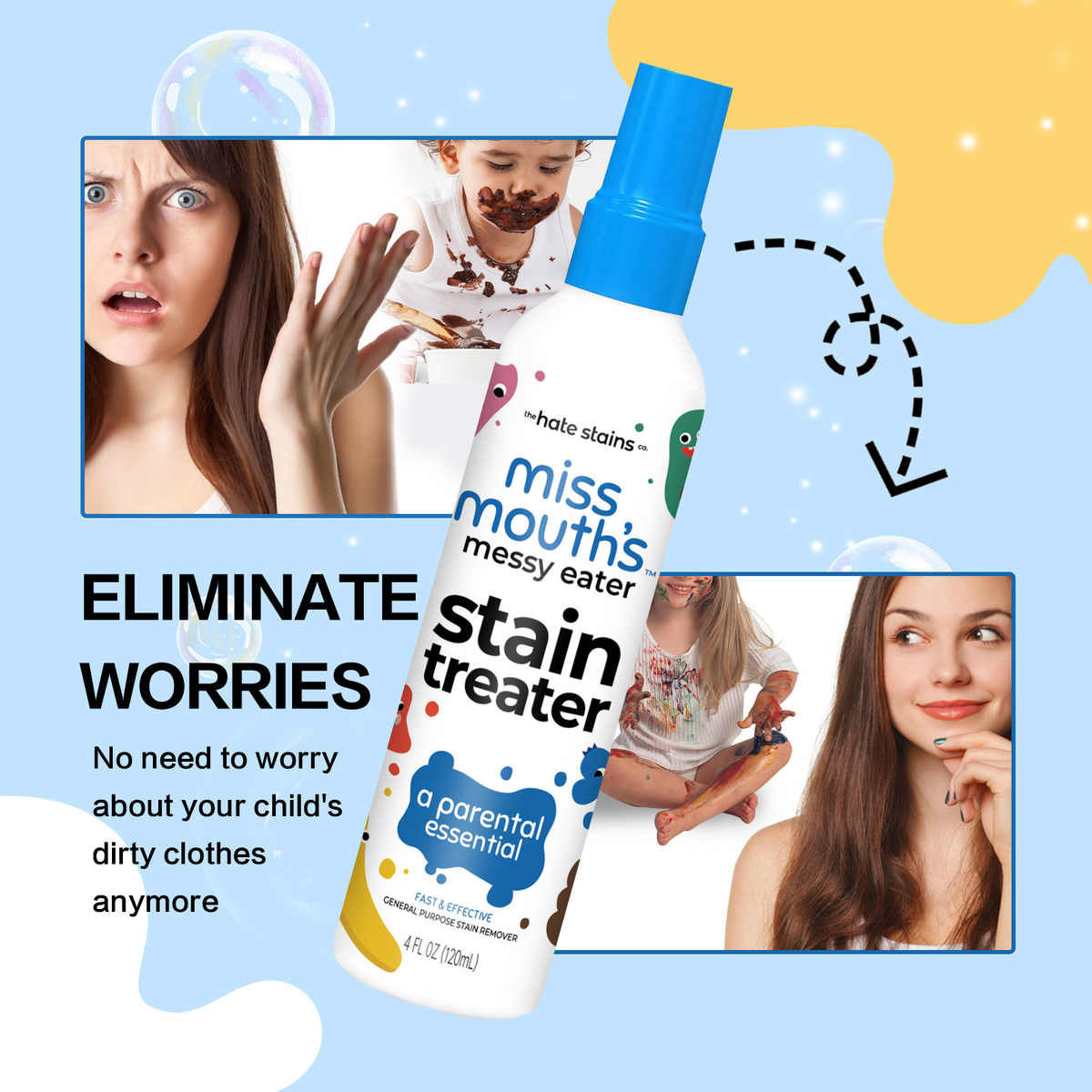 🧼 Spray Détachant Magique ✨ + 1 Spray Offert 🎁