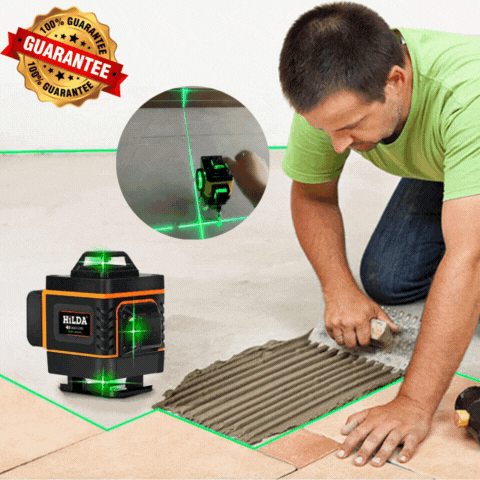 Niveau Laser 4D Professionnel ✅ 16 Lignes 📏