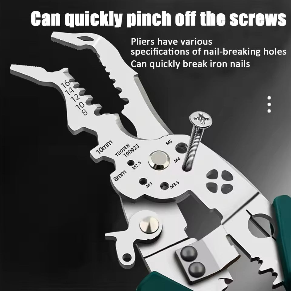 Pince Polyvalente Professionnelle ⚡(Acier Carbone)
